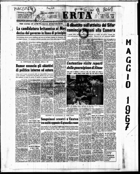 Libertà : quotidiano di Piacenza