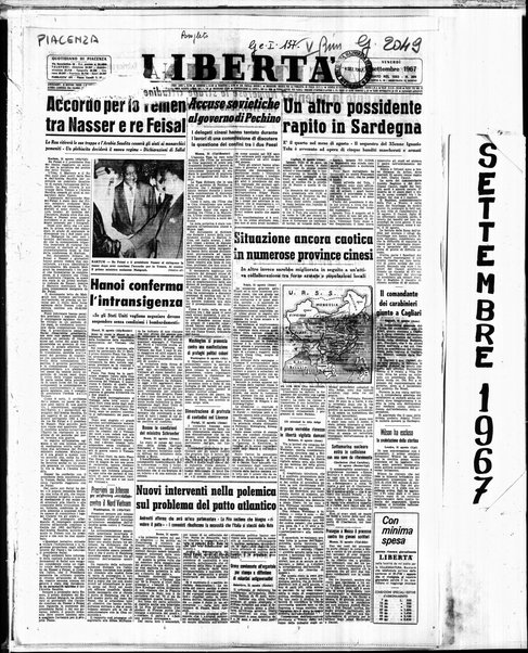 Libertà : quotidiano di Piacenza