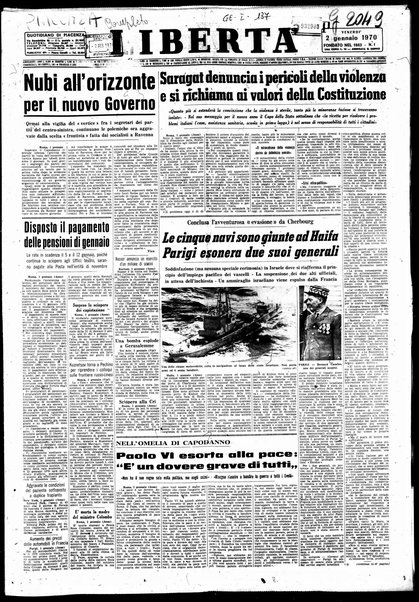 Libertà : quotidiano di Piacenza