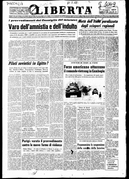 Libertà : quotidiano di Piacenza