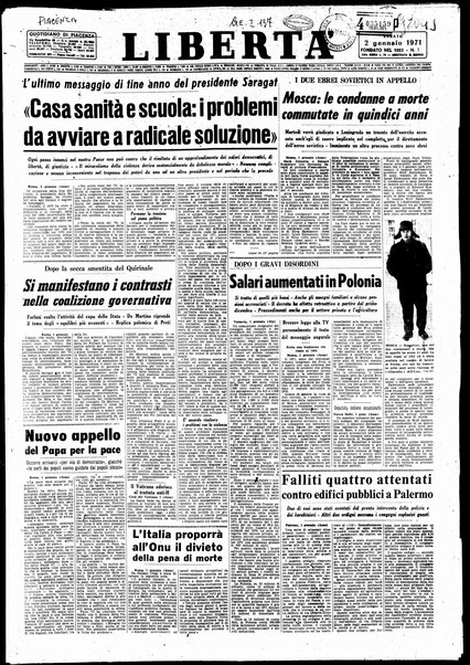 Libertà : quotidiano di Piacenza