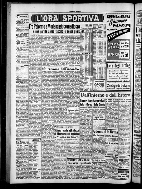 L'ora del popolo : quotidiano indipendente