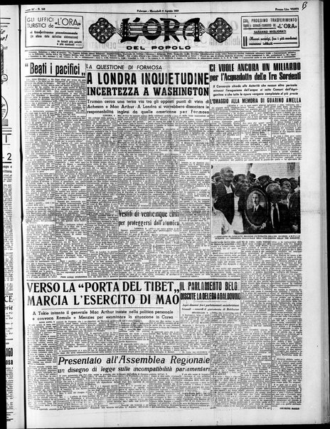 L'ora del popolo : quotidiano indipendente