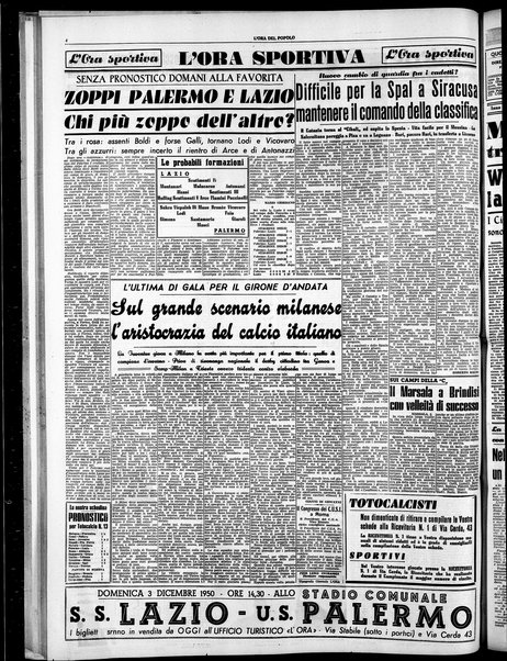 L'ora del popolo : quotidiano indipendente