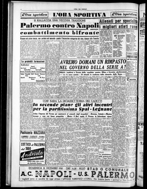 L'ora del popolo : quotidiano indipendente