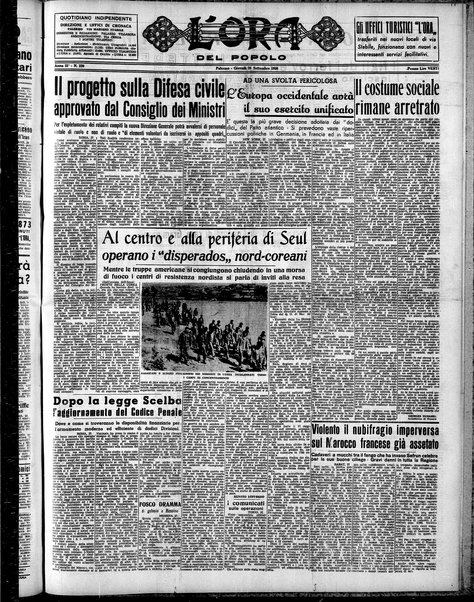 L'ora del popolo : quotidiano indipendente