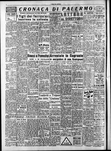 L'ora del popolo : quotidiano indipendente