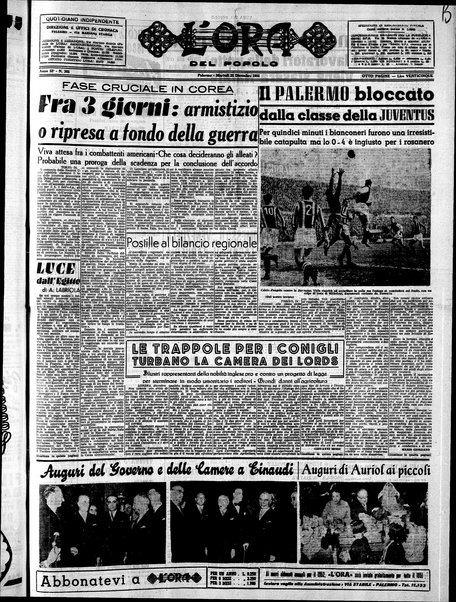 L'ora del popolo : quotidiano indipendente