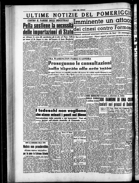 L'ora del popolo : quotidiano indipendente