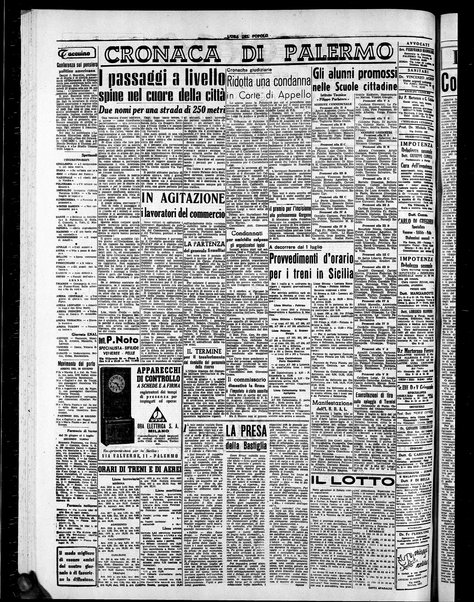 L'ora del popolo : quotidiano indipendente