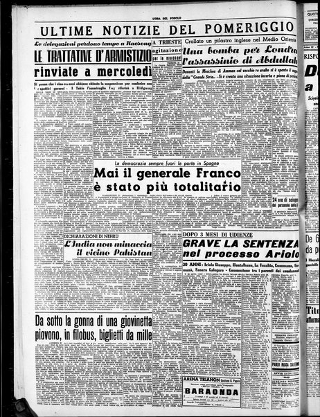 L'ora del popolo : quotidiano indipendente