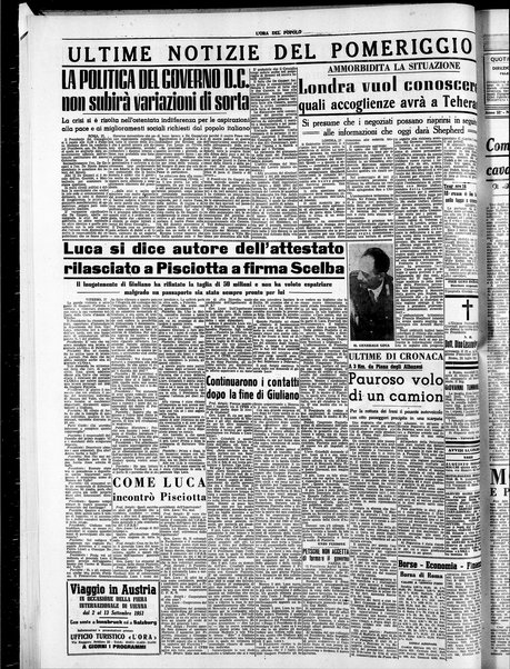 L'ora del popolo : quotidiano indipendente