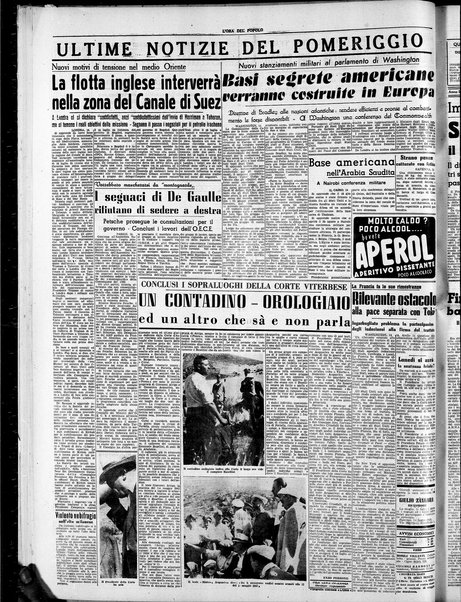 L'ora del popolo : quotidiano indipendente