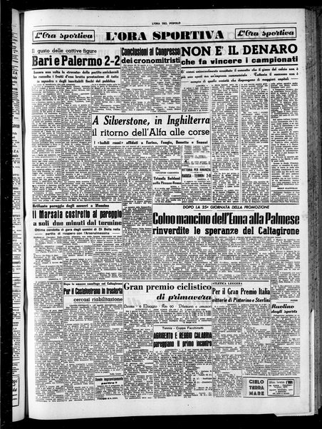 L'ora del popolo : quotidiano indipendente