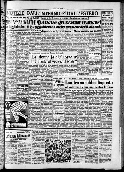 L'ora del popolo : quotidiano indipendente