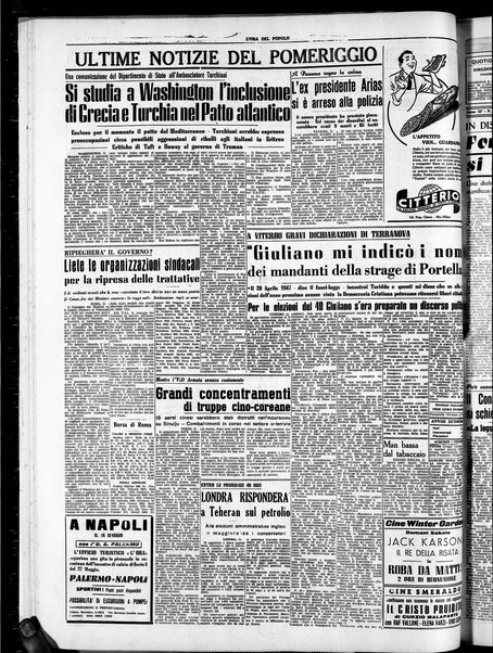 L'ora del popolo : quotidiano indipendente