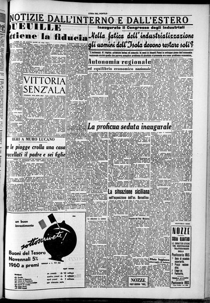 L'ora del popolo : quotidiano indipendente