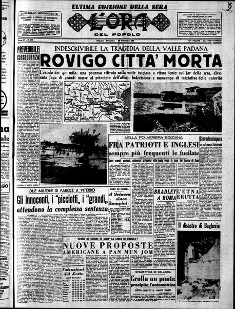 L'ora del popolo : quotidiano indipendente