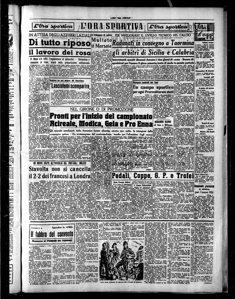 L'ora del popolo : quotidiano indipendente