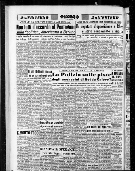 L'ora del popolo : quotidiano indipendente