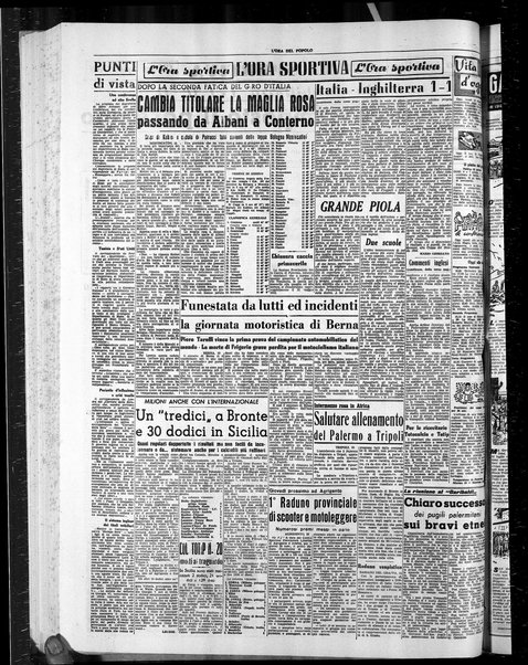 L'ora del popolo : quotidiano indipendente