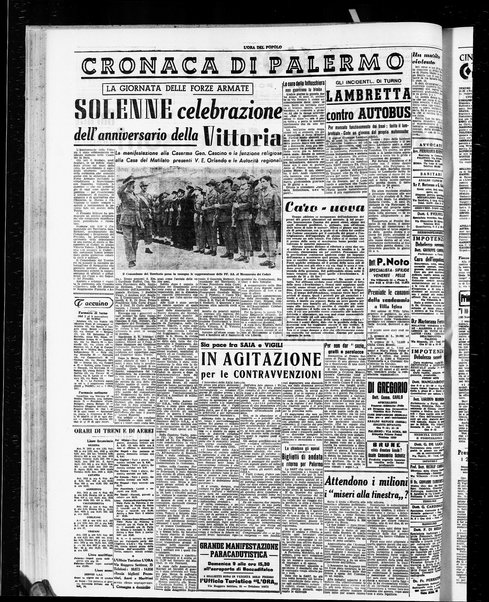 L'ora del popolo : quotidiano indipendente