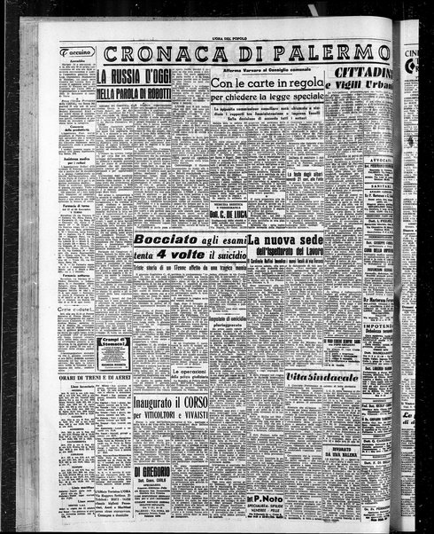 L'ora del popolo : quotidiano indipendente