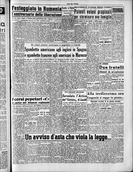 L'ora del popolo : quotidiano indipendente