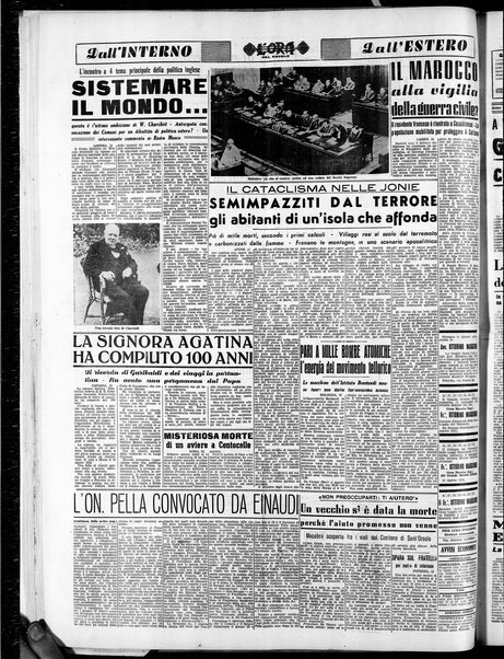 L'ora del popolo : quotidiano indipendente