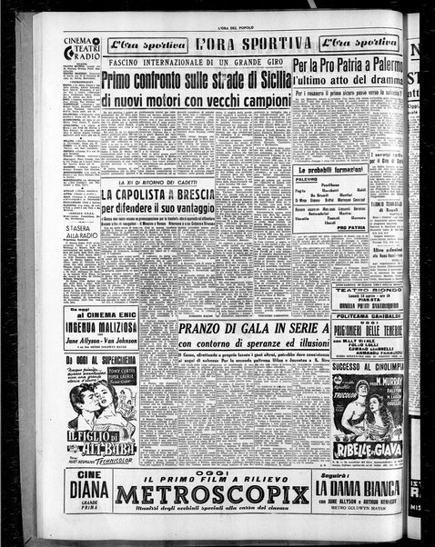 L'ora del popolo : quotidiano indipendente