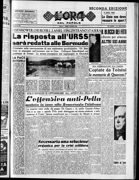 L'ora del popolo : quotidiano indipendente