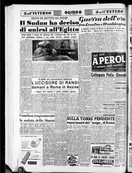 L'ora del popolo : quotidiano indipendente