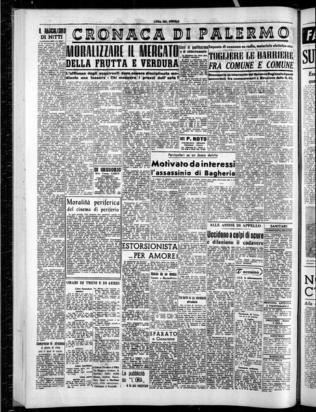 L'ora del popolo : quotidiano indipendente