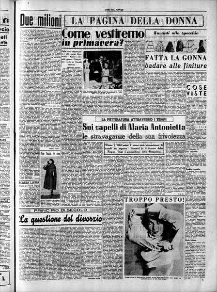 L'ora del popolo : quotidiano indipendente