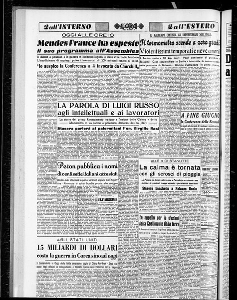 L'ora del popolo : quotidiano indipendente