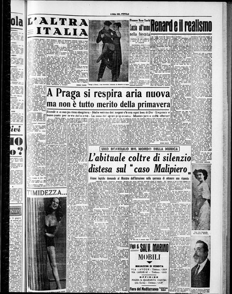 L'ora del popolo : quotidiano indipendente