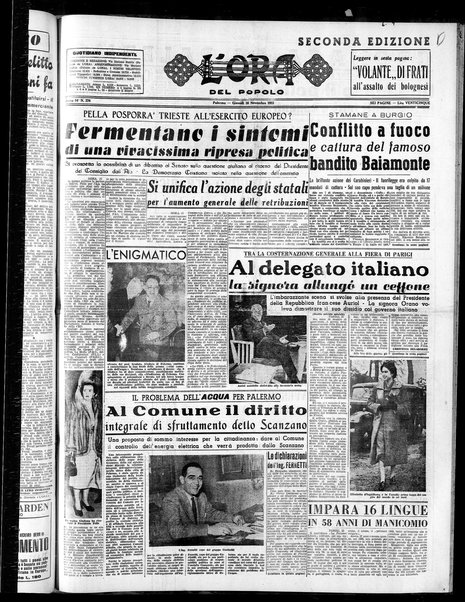 L'ora del popolo : quotidiano indipendente