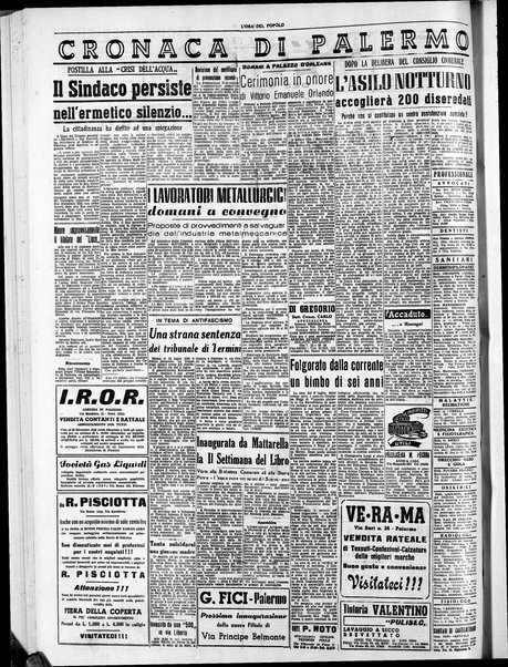 L'ora del popolo : quotidiano indipendente