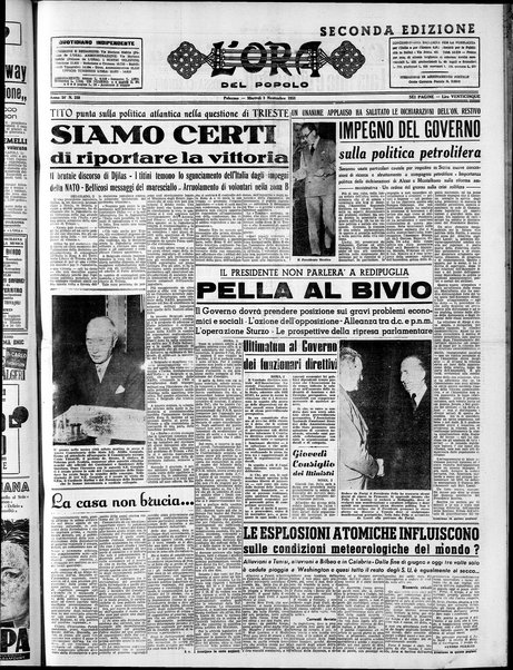 L'ora del popolo : quotidiano indipendente