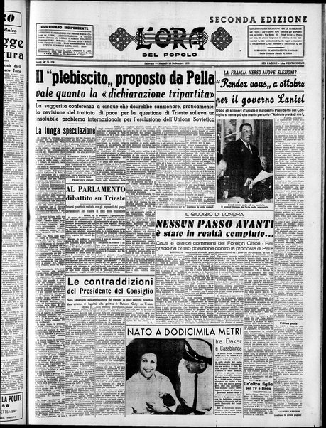 L'ora del popolo : quotidiano indipendente