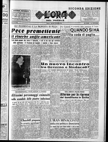 L'ora del popolo : quotidiano indipendente