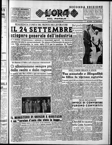 L'ora del popolo : quotidiano indipendente