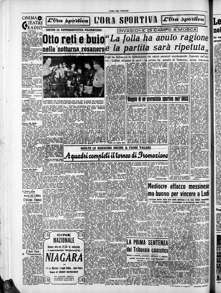 L'ora del popolo : quotidiano indipendente