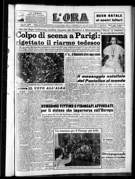 L'ora del popolo : quotidiano indipendente