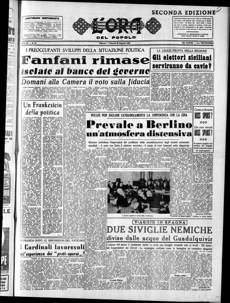 L'ora del popolo : quotidiano indipendente