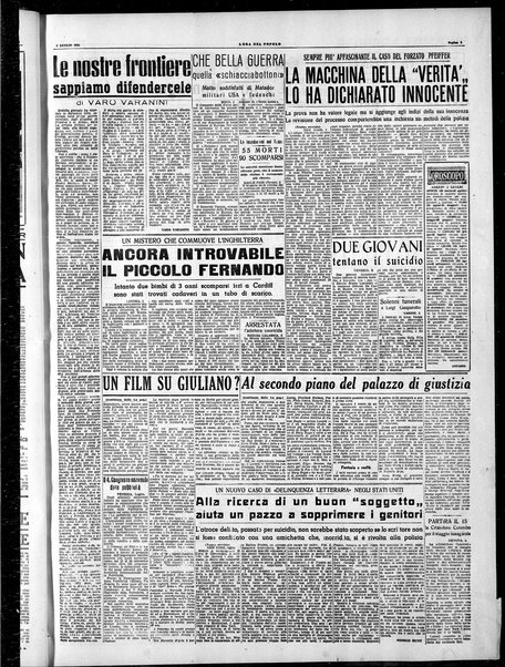 L'ora del popolo : quotidiano indipendente