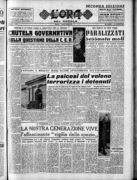 L'ora del popolo : quotidiano indipendente