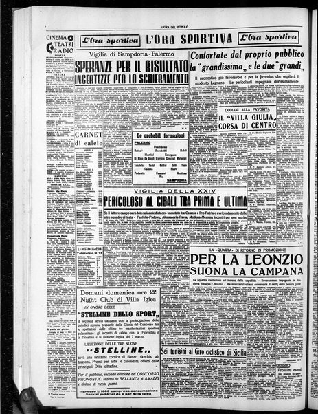 L'ora del popolo : quotidiano indipendente