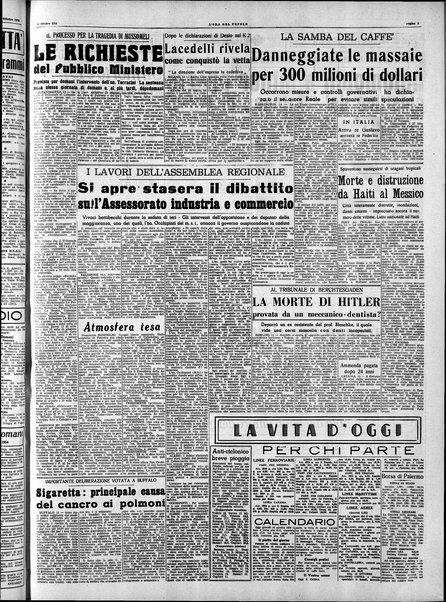 L'ora del popolo : quotidiano indipendente