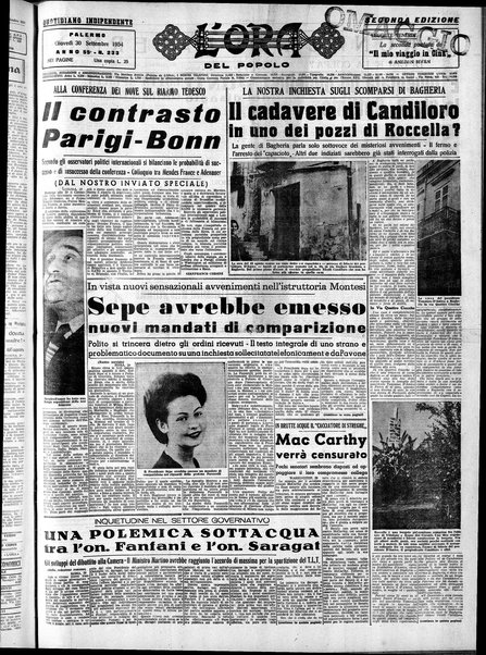 L'ora del popolo : quotidiano indipendente